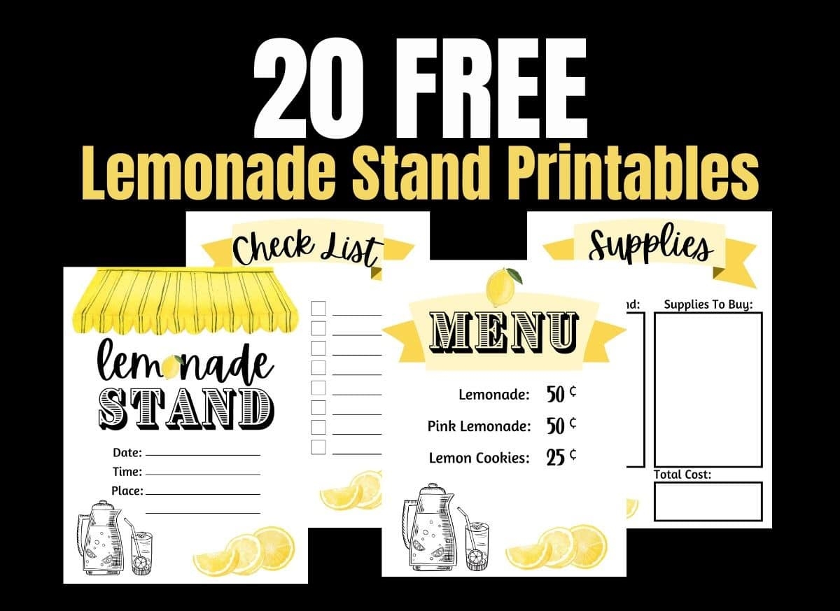 Lemonade Flyer Template Free Printable