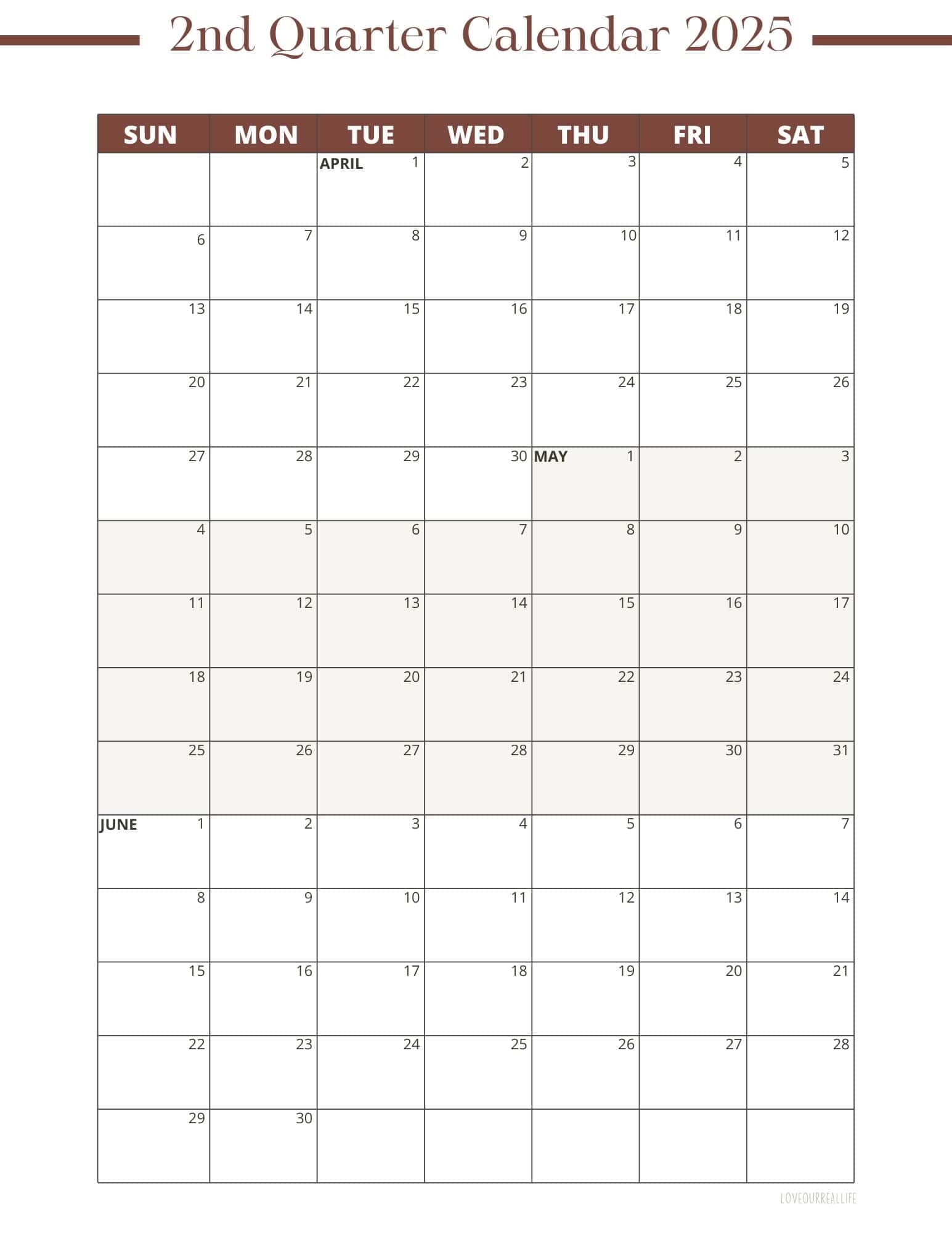 3 Month Calendar Printables 2025 And 2026 Love Our Real Life 3 Month Calendar Printables 2025 And 2026 Love Our Real Life