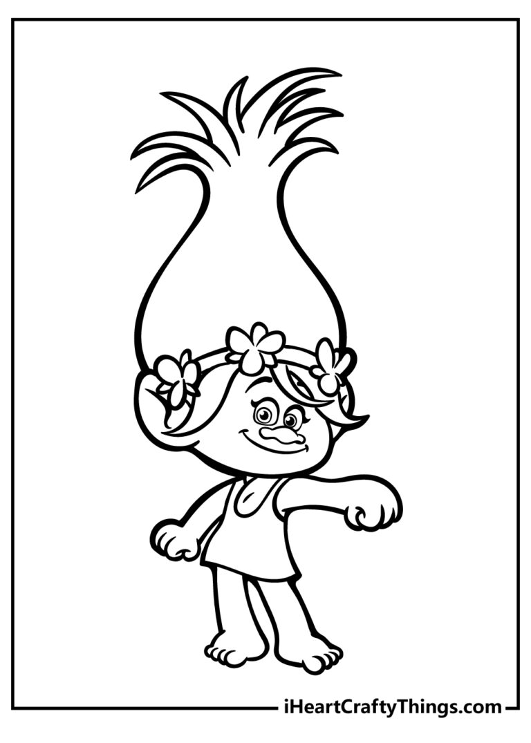 35 Trolls Coloring Pages 100 Free Printables