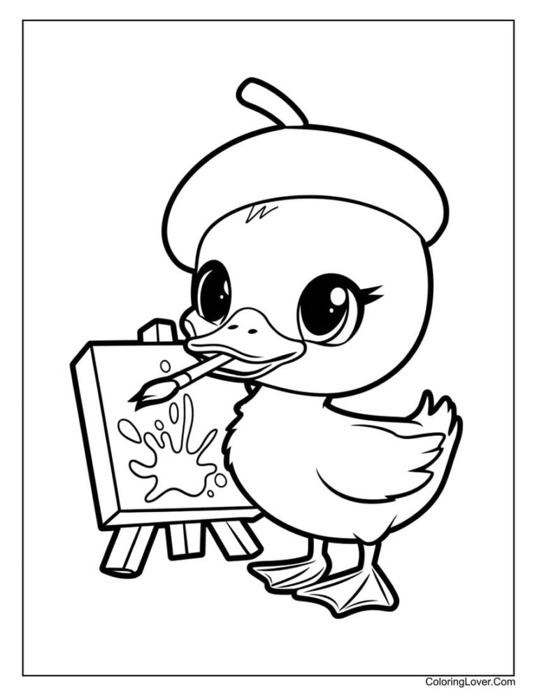 39 Duck Coloring Pages Free Printables For All Ages