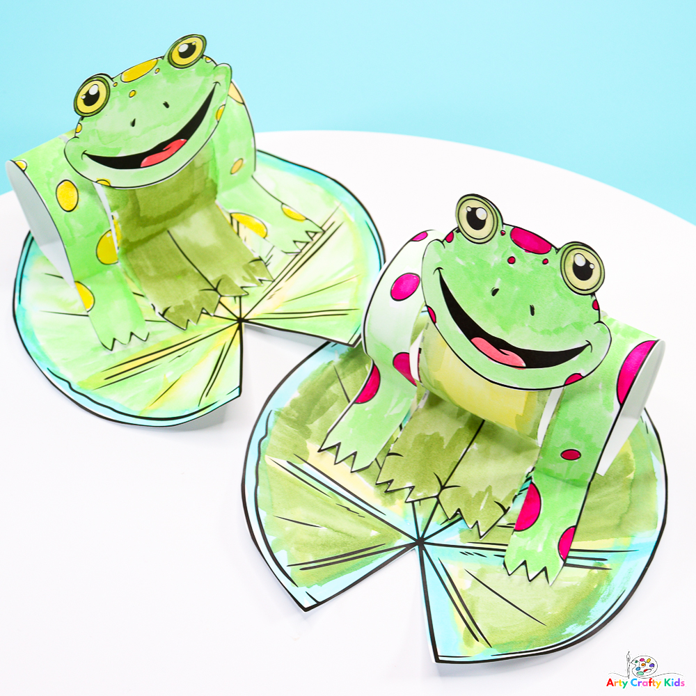 3D Printable Frog Craft Arty Crafty Kids