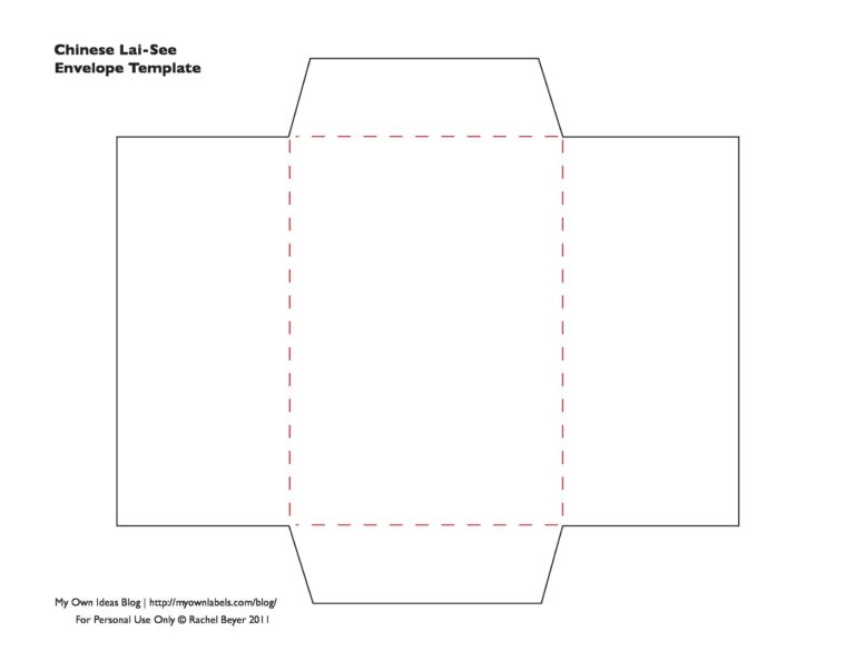 40 FREE Envelope Templates Word PDF TemplateLab