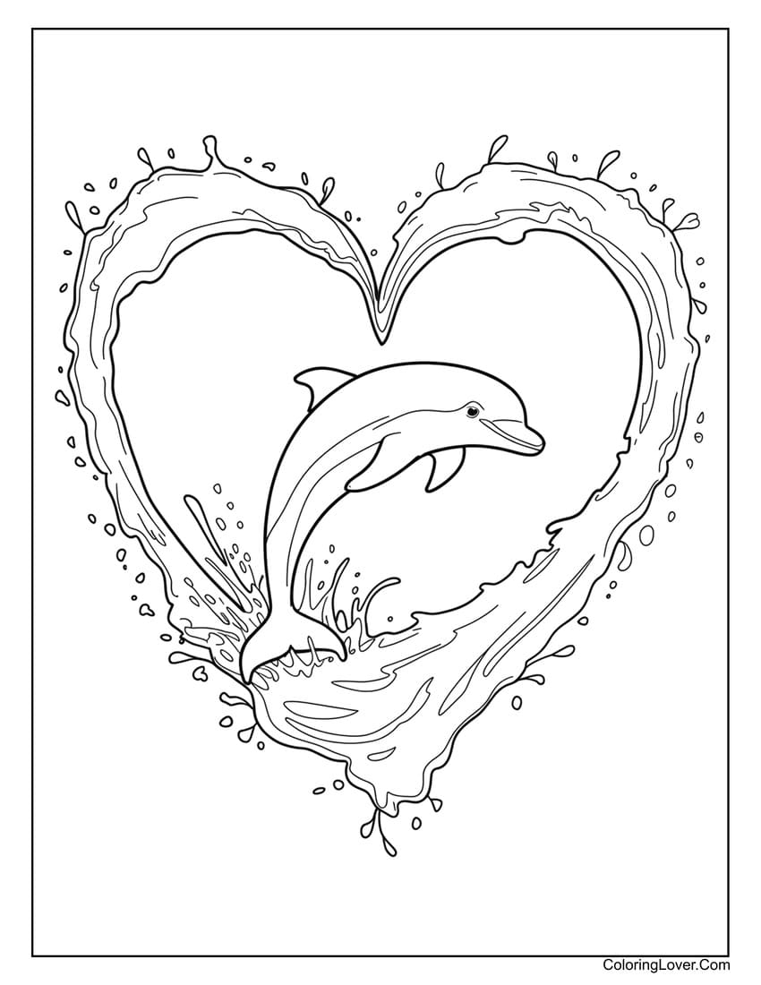 42 Dolphin Coloring Pages Free Printables For All Ages 