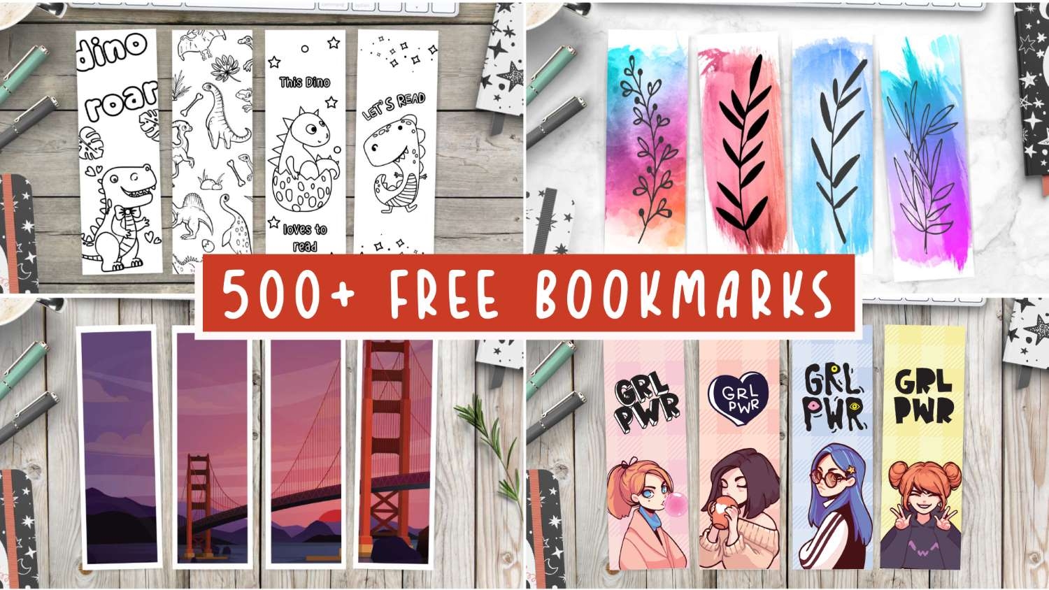 Bookmark Templates Free Printable
