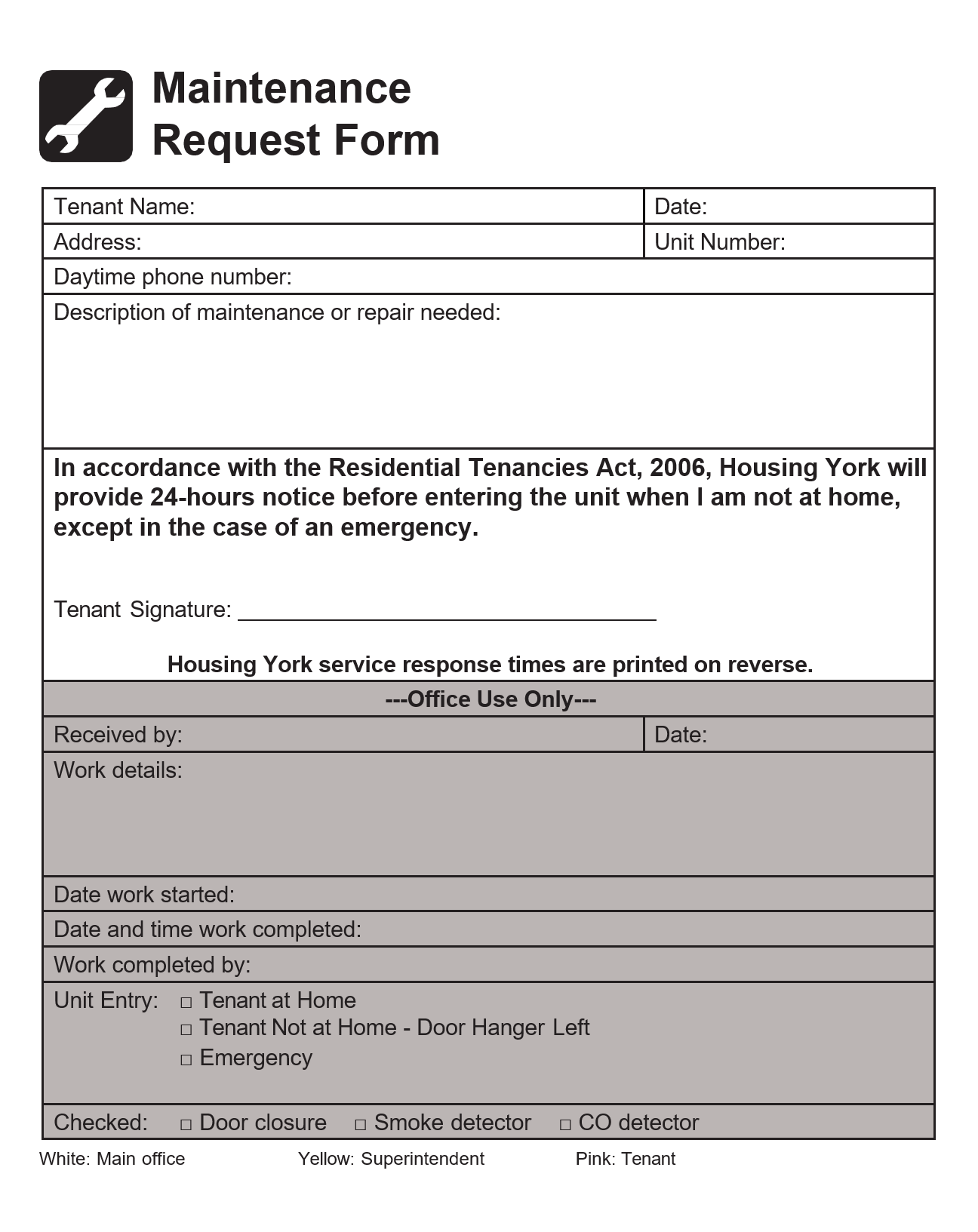 54 Maintenance Request Form Templates Free TemplateLab 54 Maintenance Request Form Templates Free TemplateLab