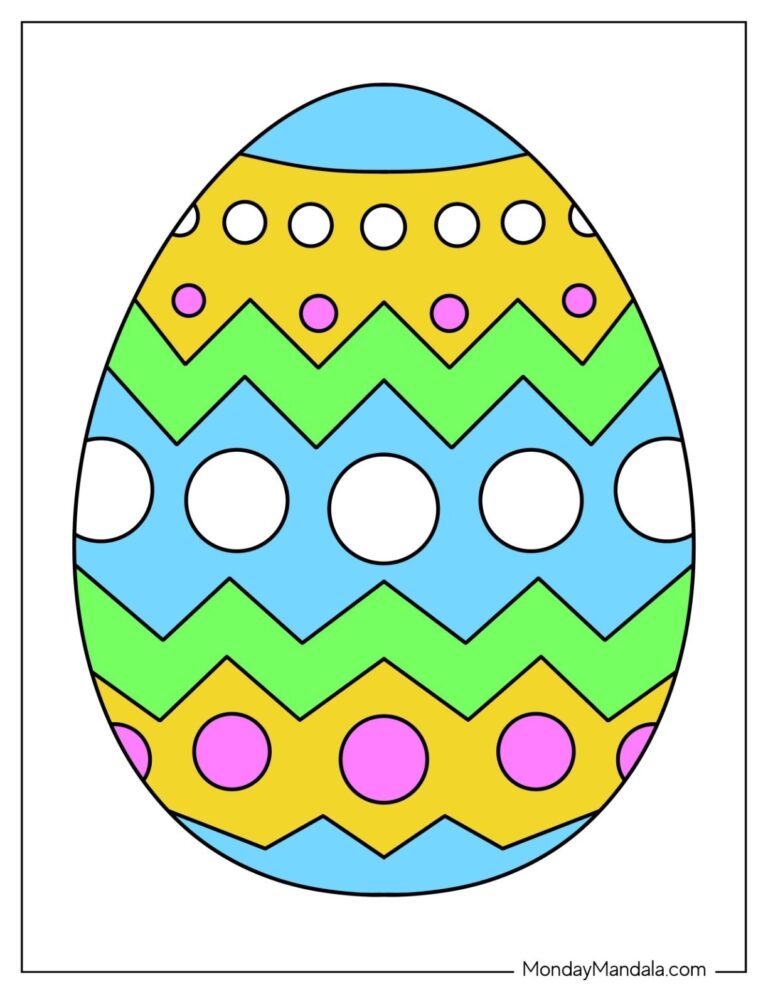 58 Easter Egg Templates Free PDF Printables