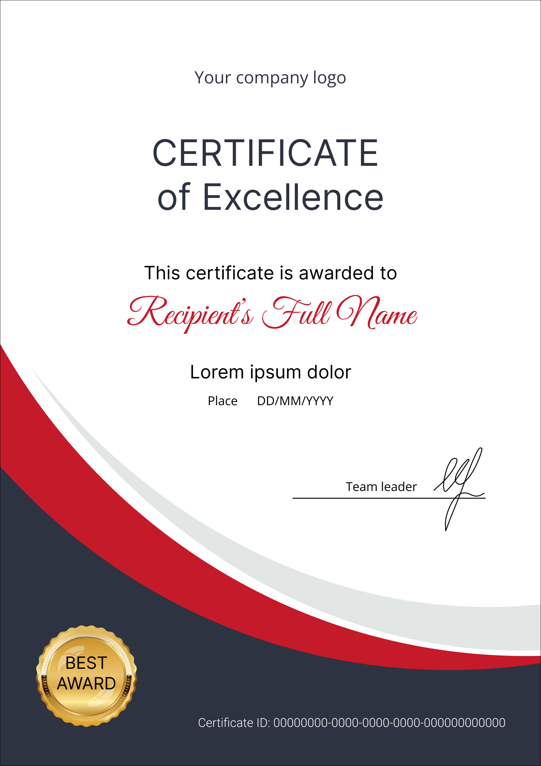 6 FREE Certificate Of Excellence Templates Virtualbadge io 6 FREE Certificate Of Excellence Templates Virtualbadge io
