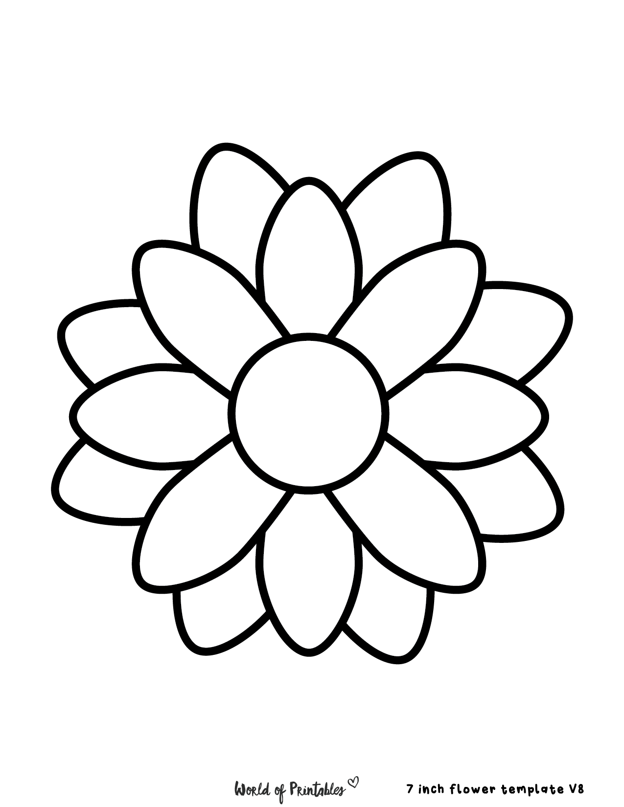 60 Best Free Flower Templates World Of Printables Worksheets Library