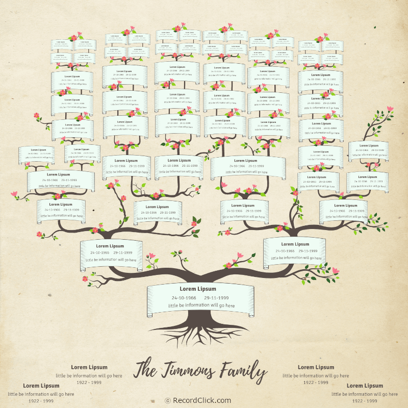 Free Printable Family Tree Templates