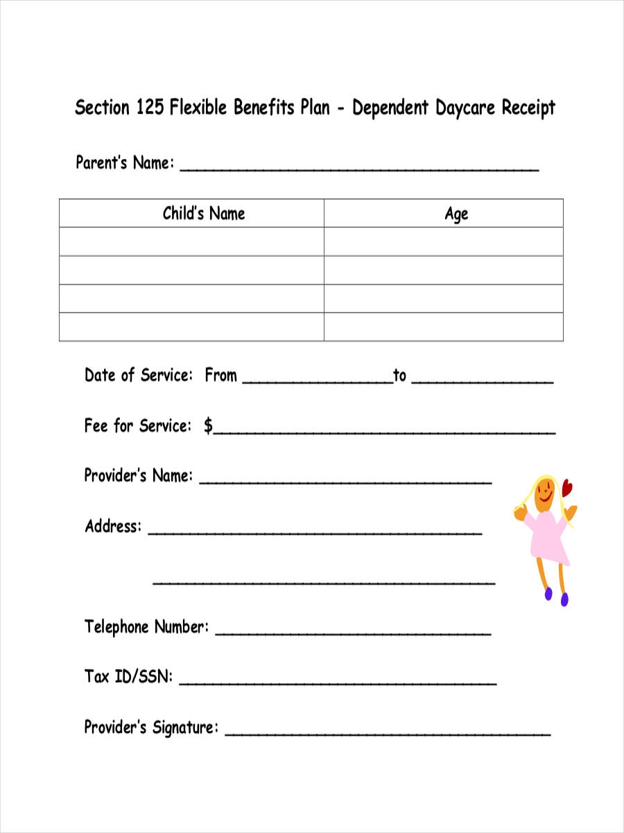 9 Daycare Receipt Examples To Download