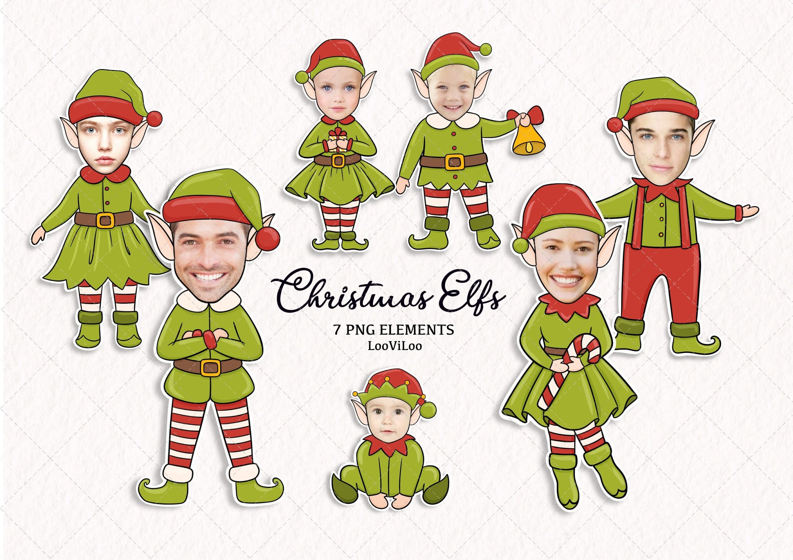 Add Your Own Photo Elf Yourself DIY Elf Face Blank Christmas Craft For Kids Elf Bulletin Board Christmas Decor Etsy