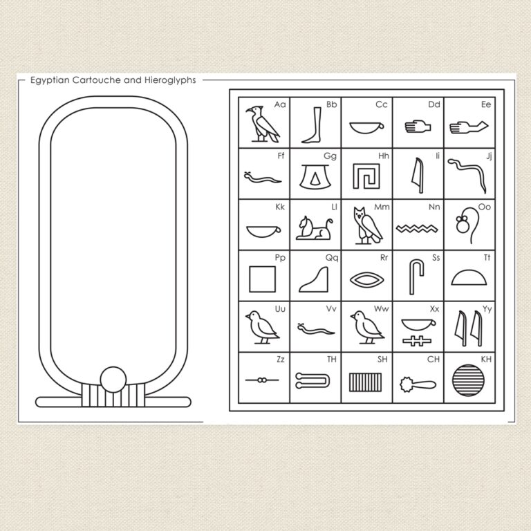 All About Egypt Blackline Masters Egypt CleverPatch Art U0026 Craft Supplies