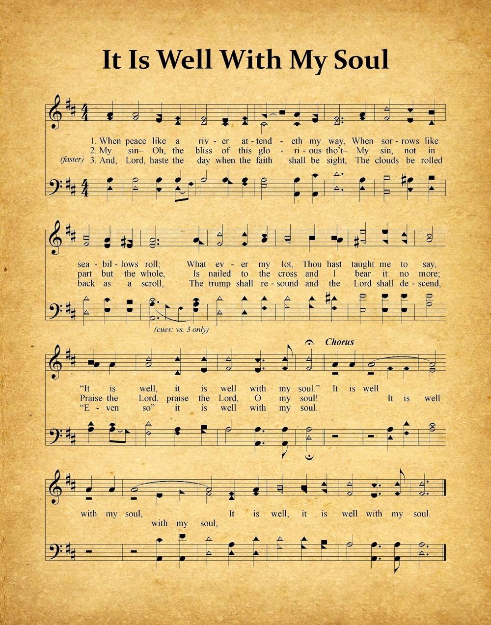 Free Printable Hymn Sheet Music