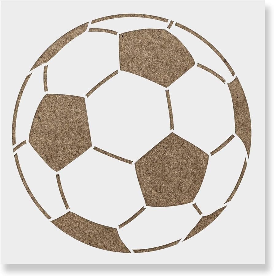 Amazon Sports Stencil Soccer Ball Football Multi Sport 