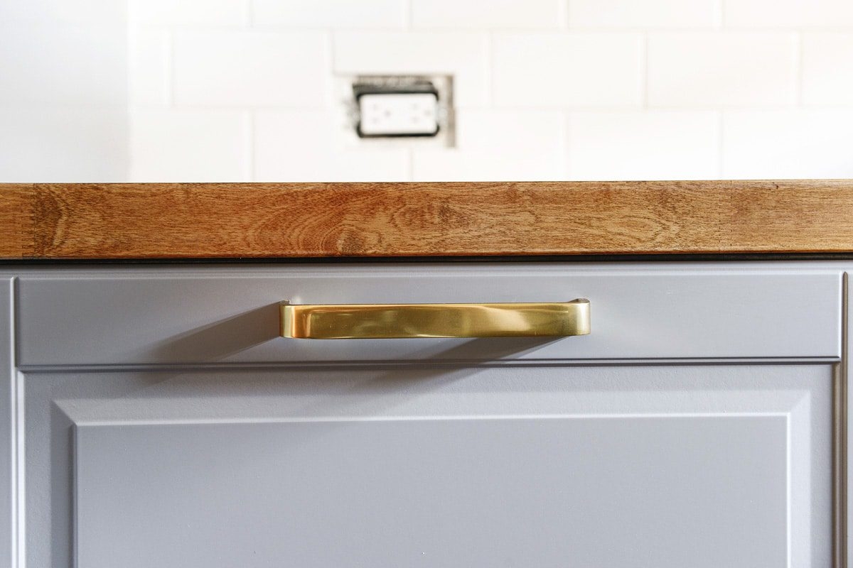 An Easy DIY Oversized Hardware Template A Kitchen Sneak Peek Yellow Brick Home