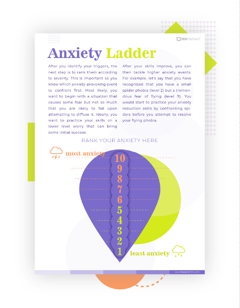 Free Printable Fear Ladder Template