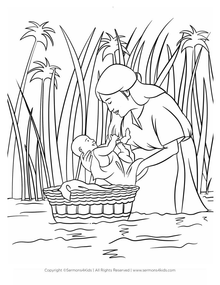Baby Moses Children s Sermons From Sermons4Kids Sermons4Kids