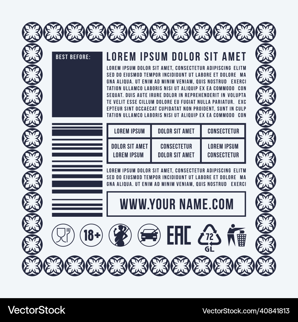 Free Printable Alcohol Template