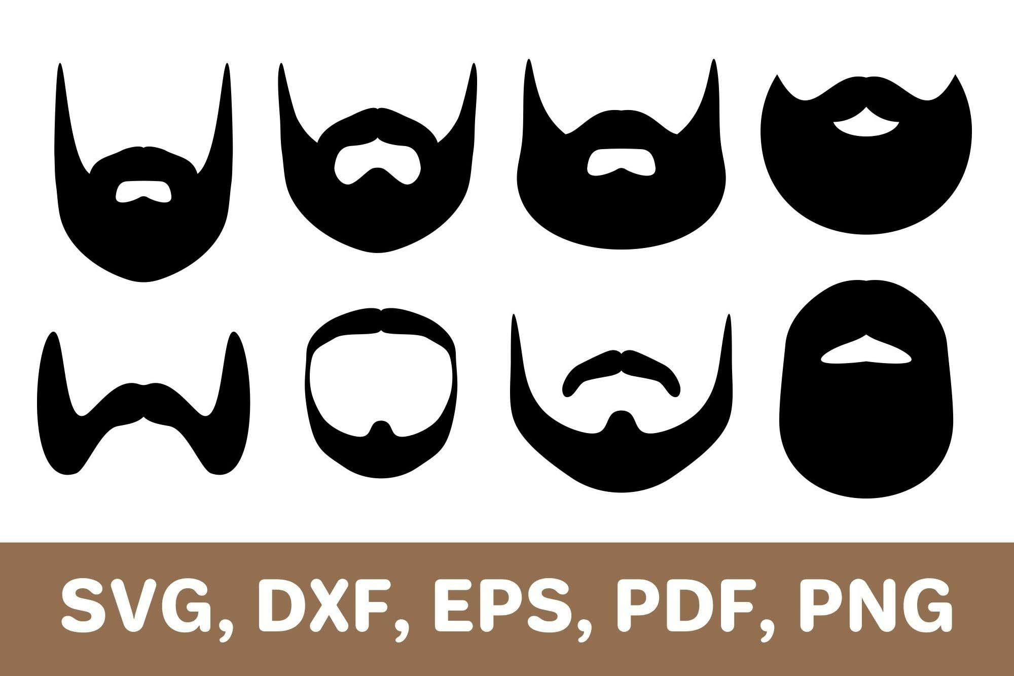 Beard Svg Beards Svg Beard Dxf Beards Dxf Beard Template