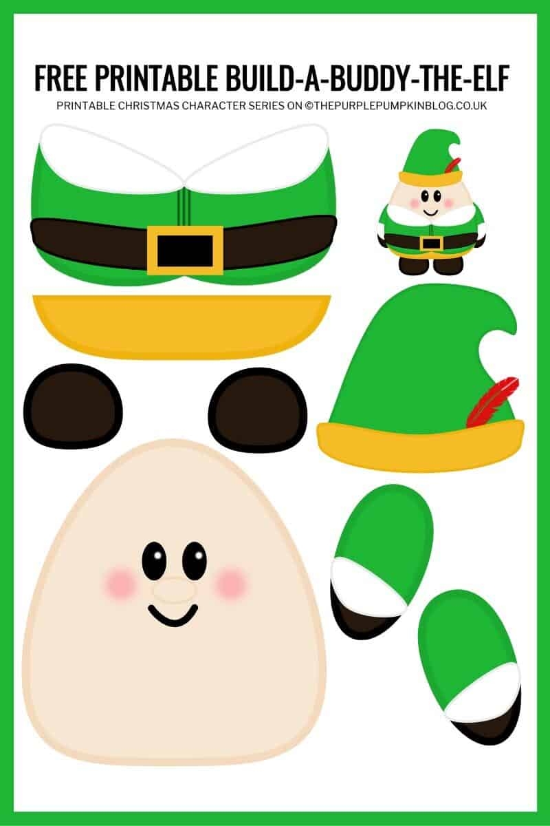 Free Printable Paper Elf Template