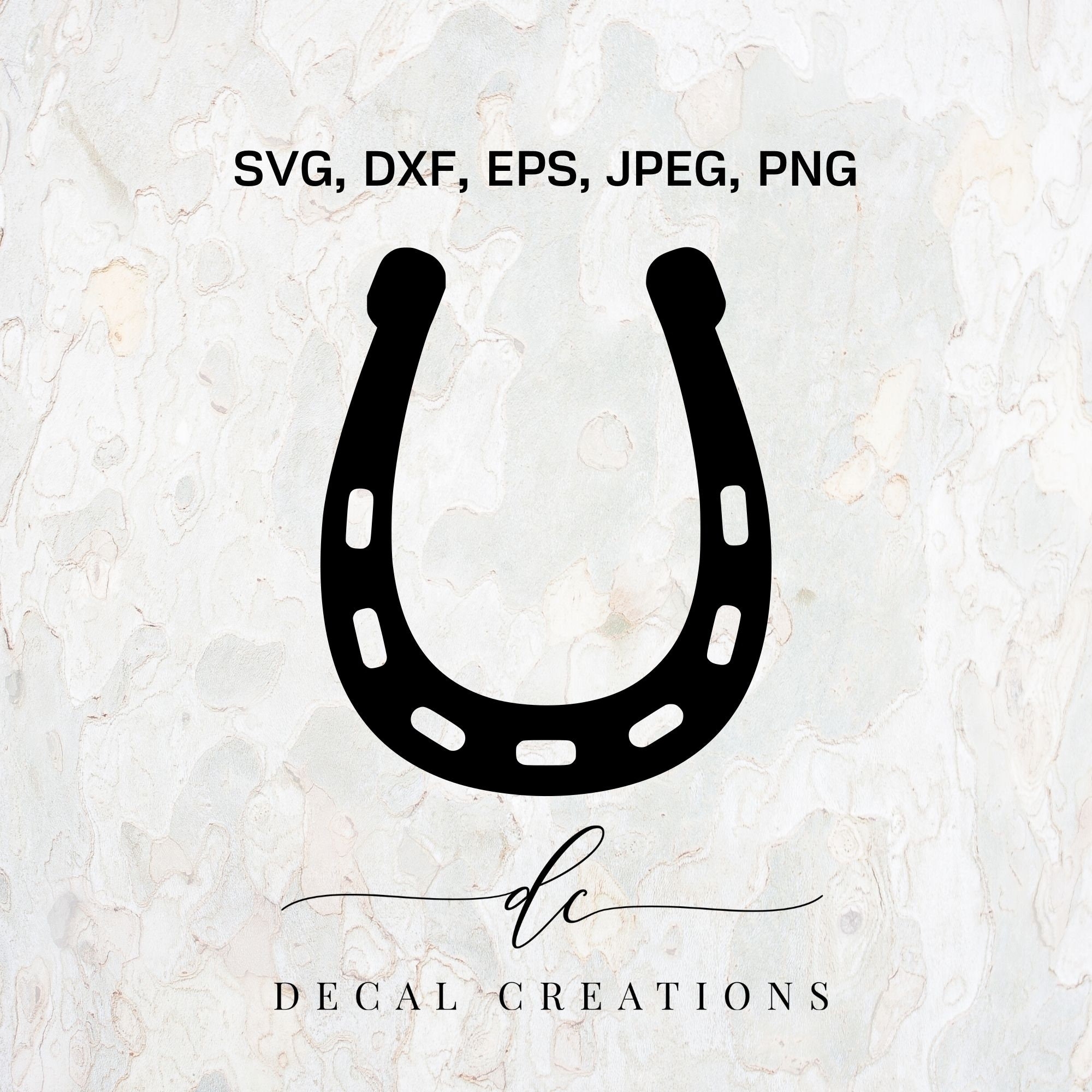 BUY 3 GET 1 FREE Horseshoe Horse Shoe Silhouette Animal Clipart Digital Cut File Design Decal Stencil Template Vectors Svg dxf png jpeg Etsy