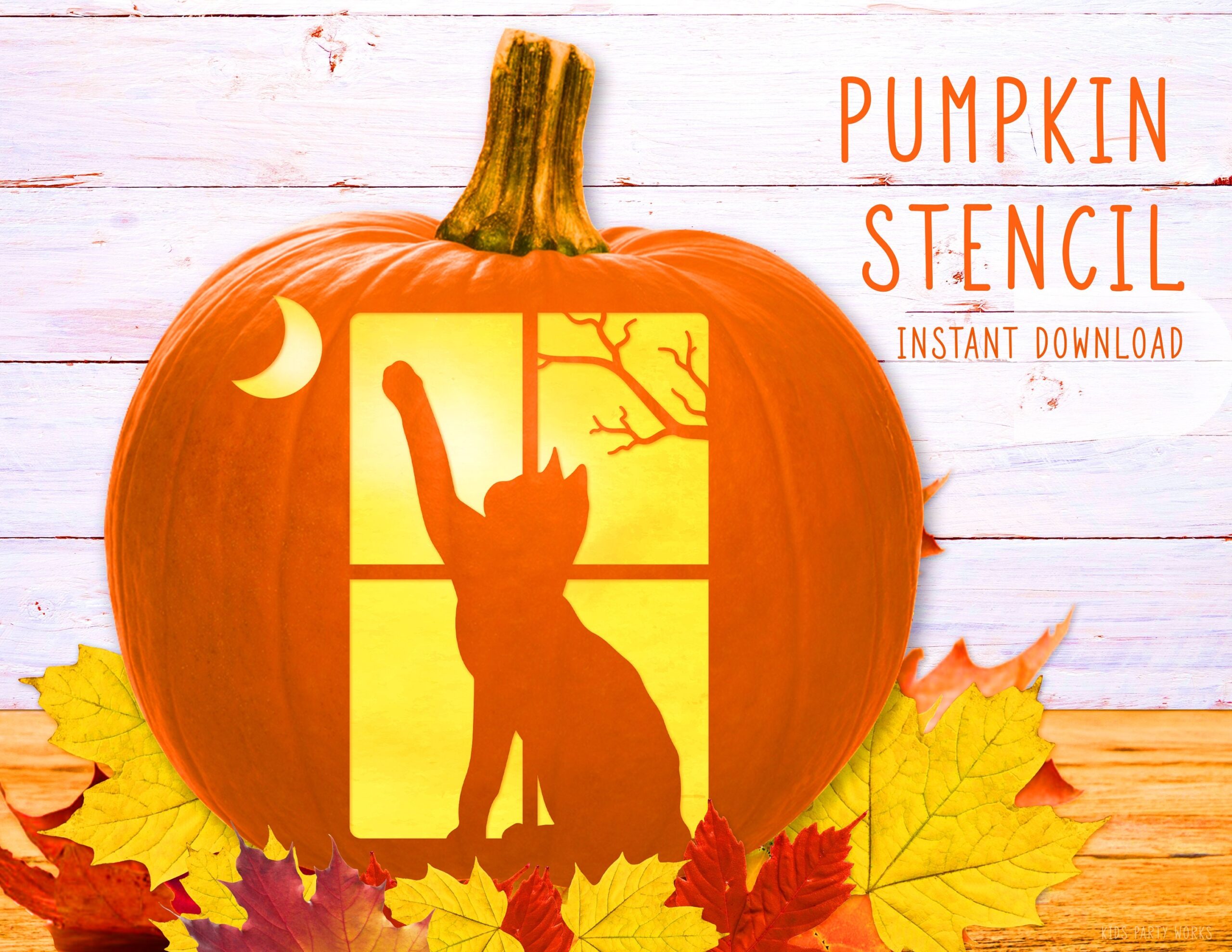 Cat Pumpkin Stencil Halloween Cat Printable Pumpkin Stencil Jack 