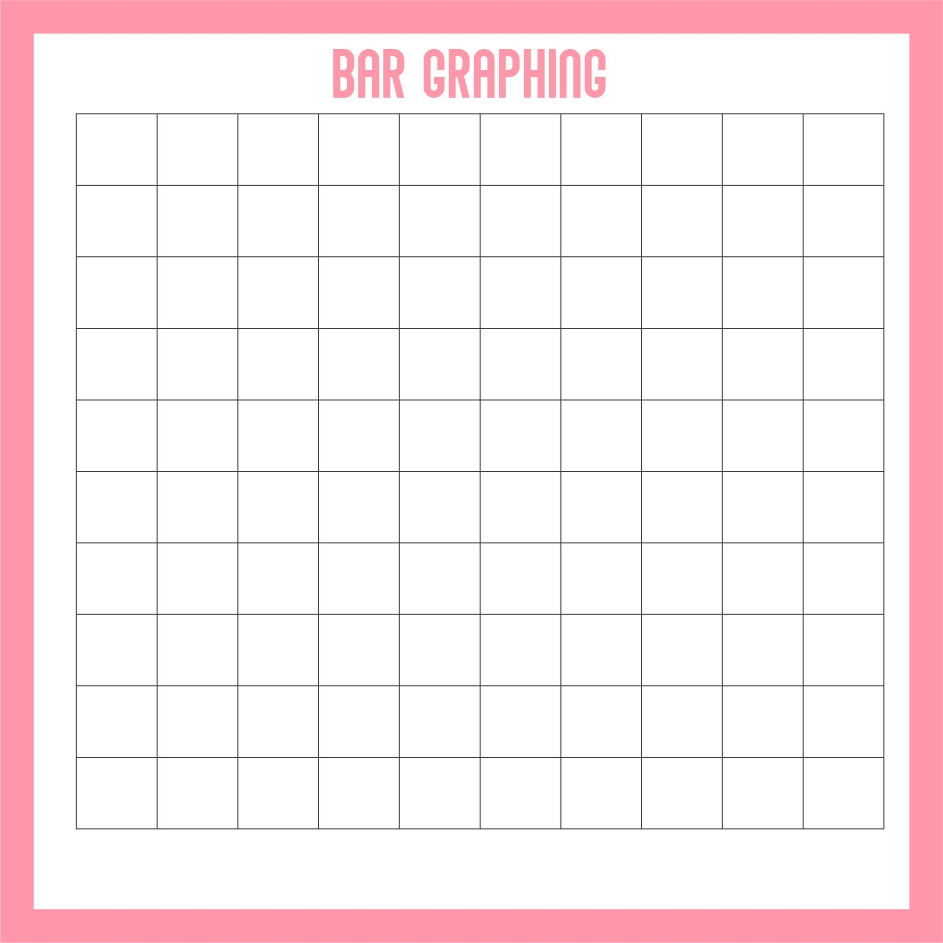 Blank Bar Graph Template Printable