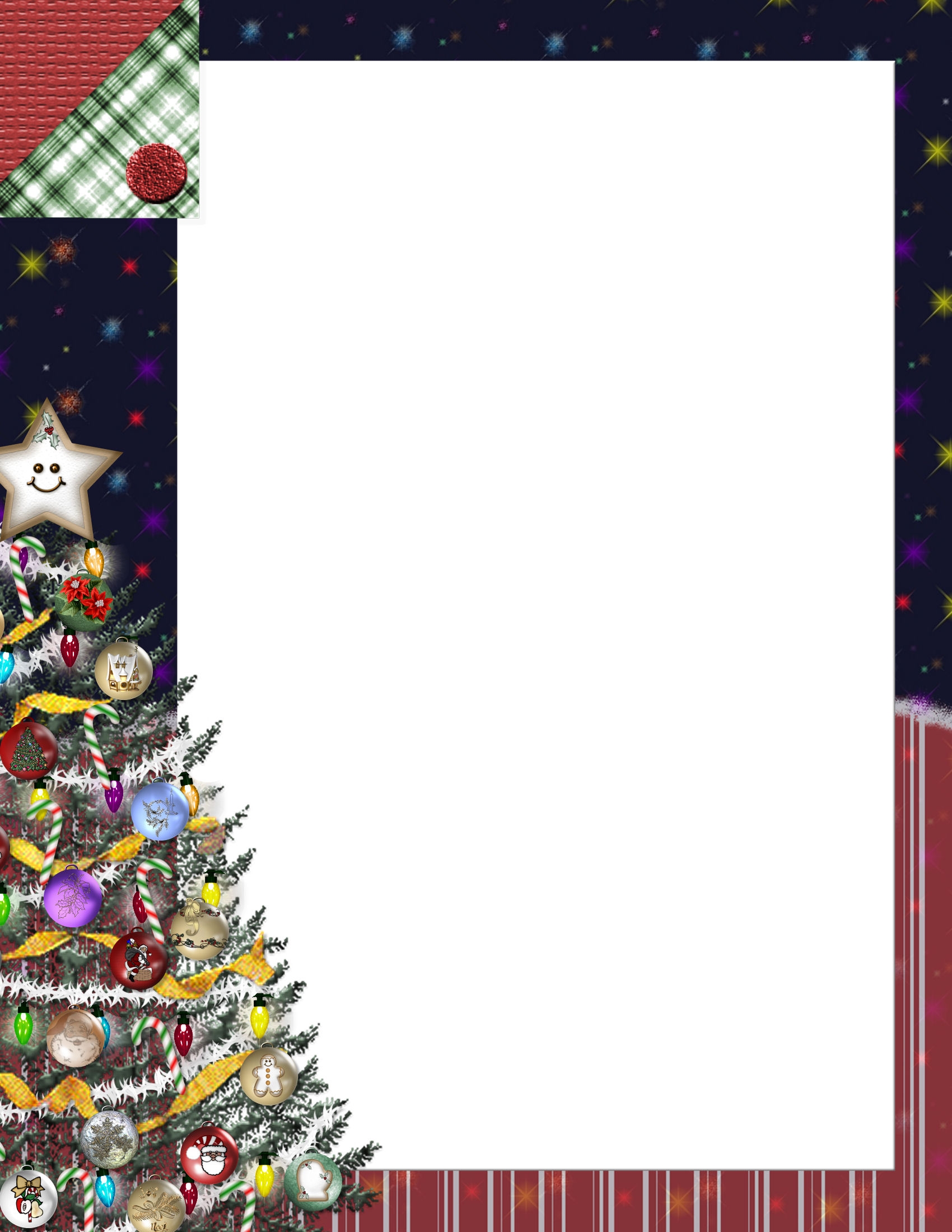 Christmas 1 FREE Stationery Template Downloads Worksheets Library