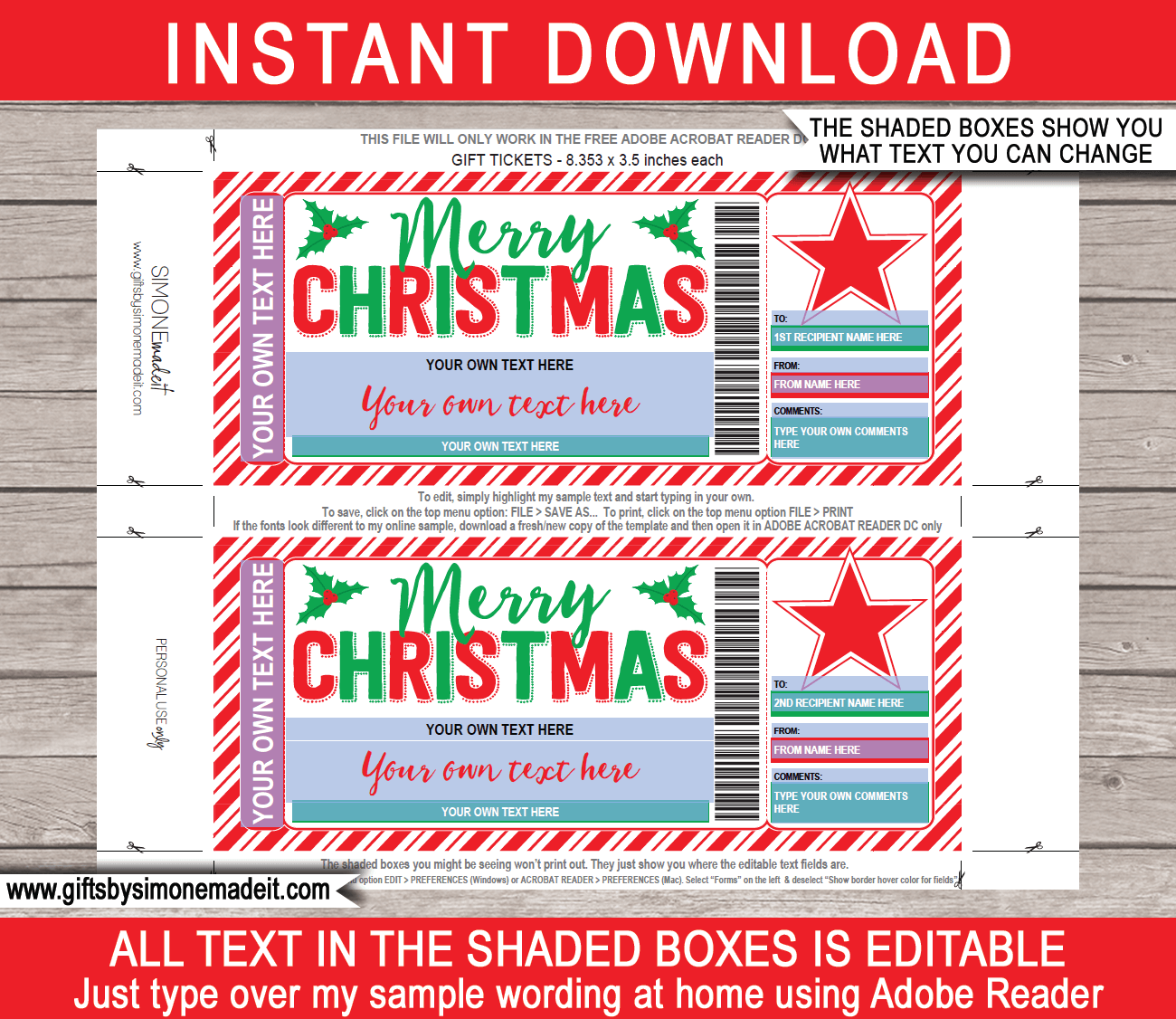 Concert Ticket Template Free Printable