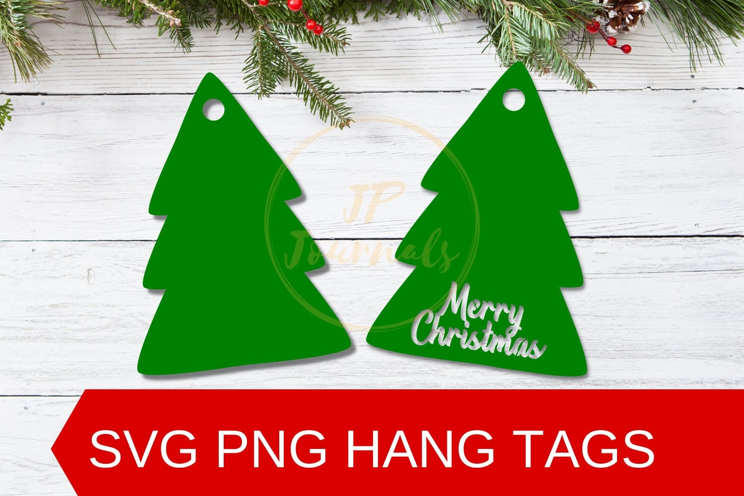 Christmas Gift Tag SVG