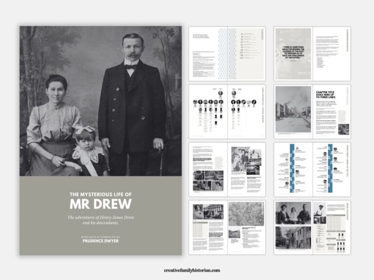 Classic Family History Book Template For Canva The Creative