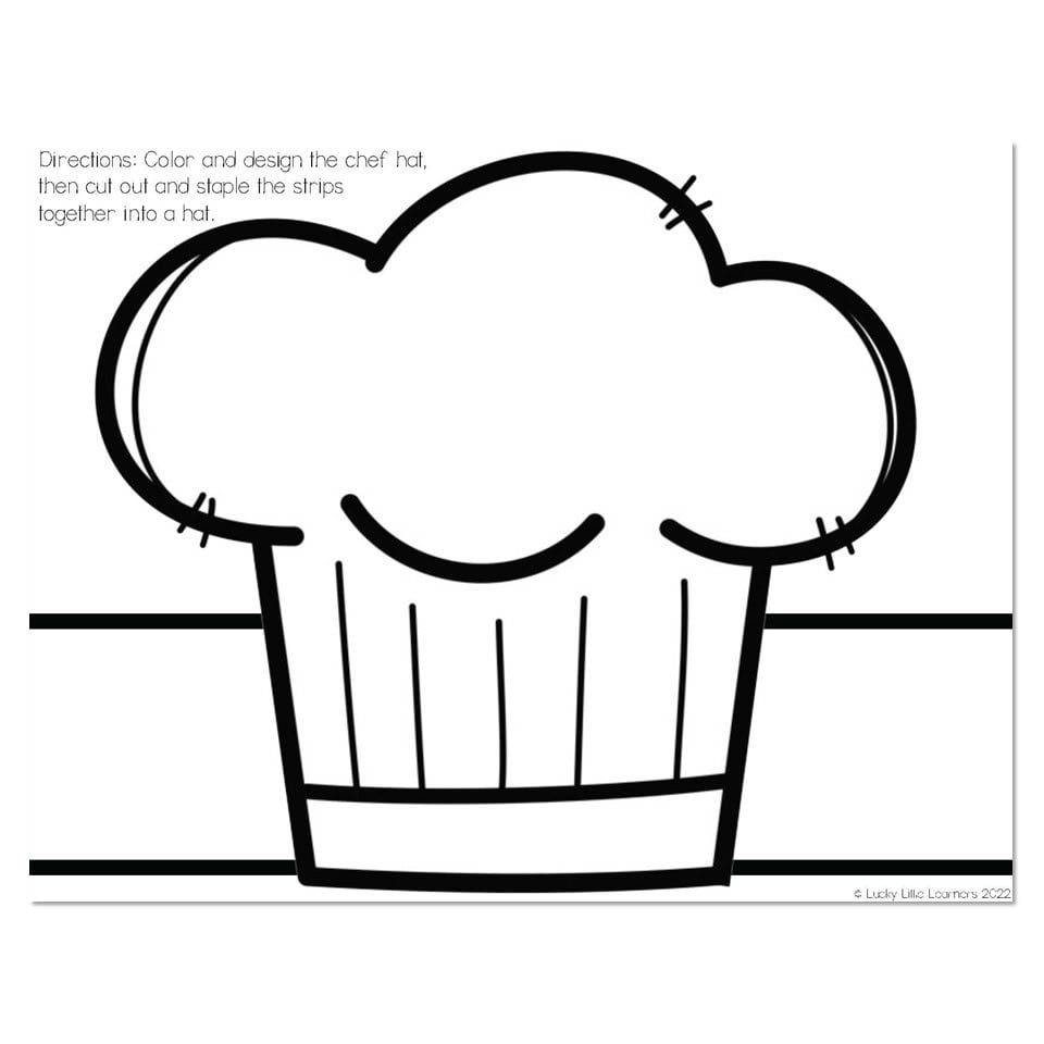 Free Printable Chef Hat Template