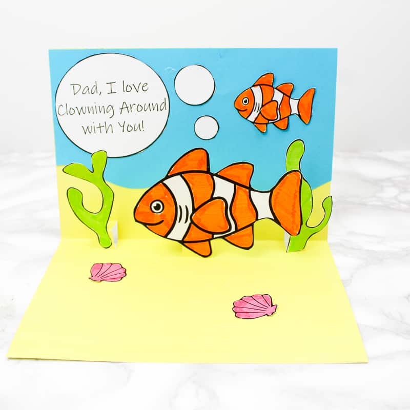 Free Printable Clown Fish Template