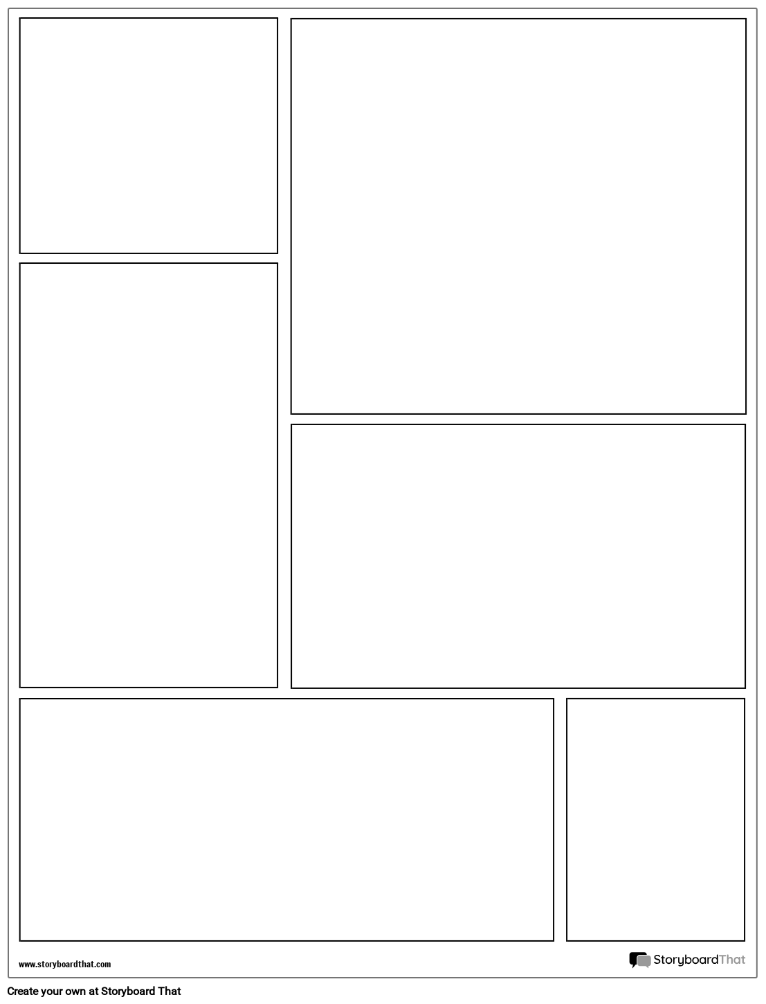 Create A Free Graphic Novel Template StoryboardThat