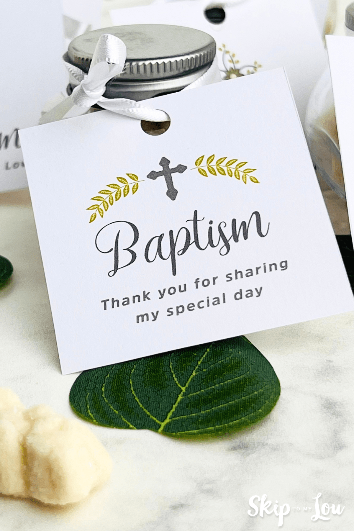 Free Printable Baptism Favor Tags Template