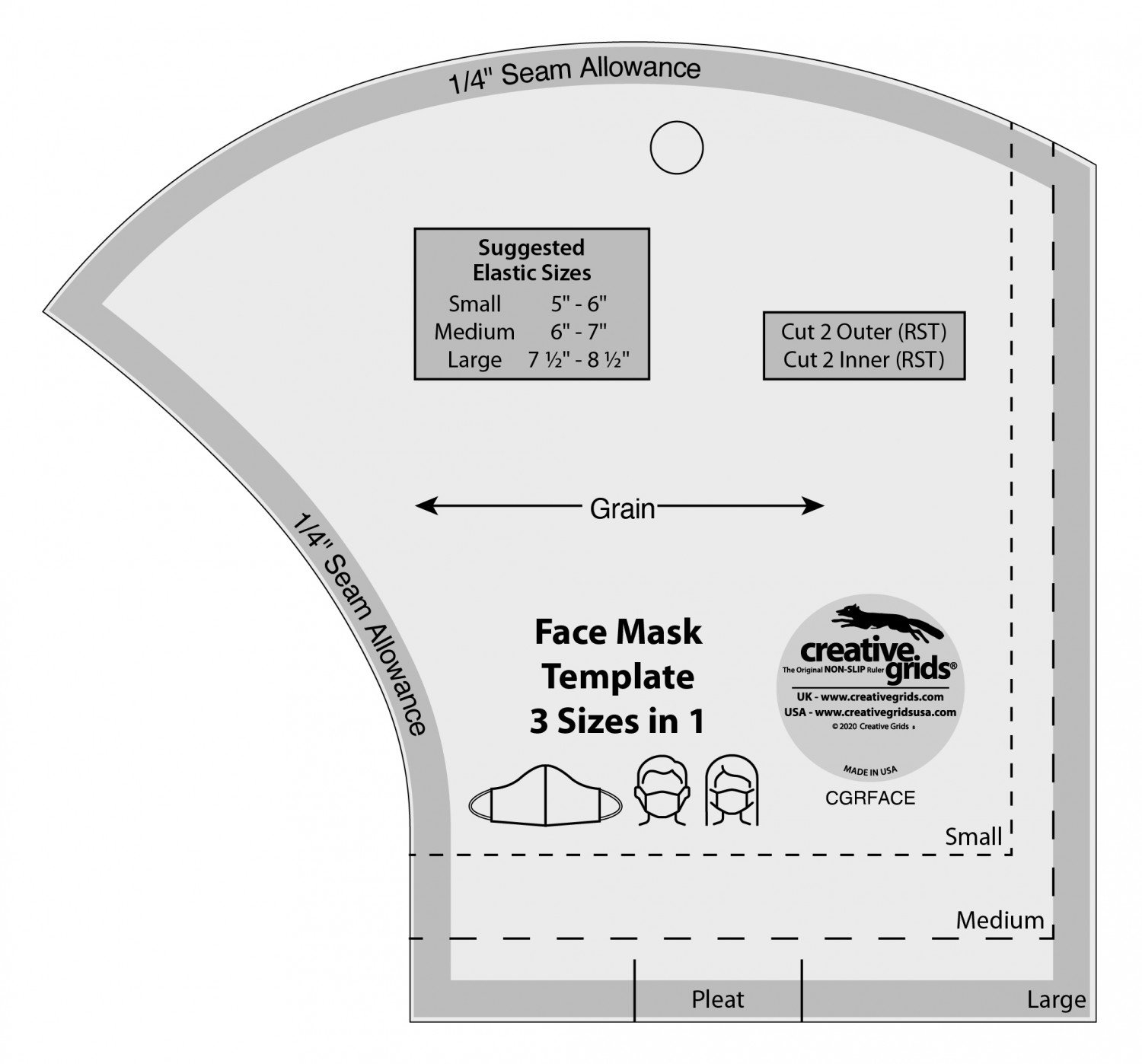 Fabric Face Mask Templates Free Printables