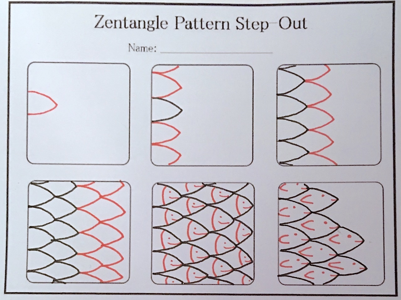 Zentangle Patterns Free Printable