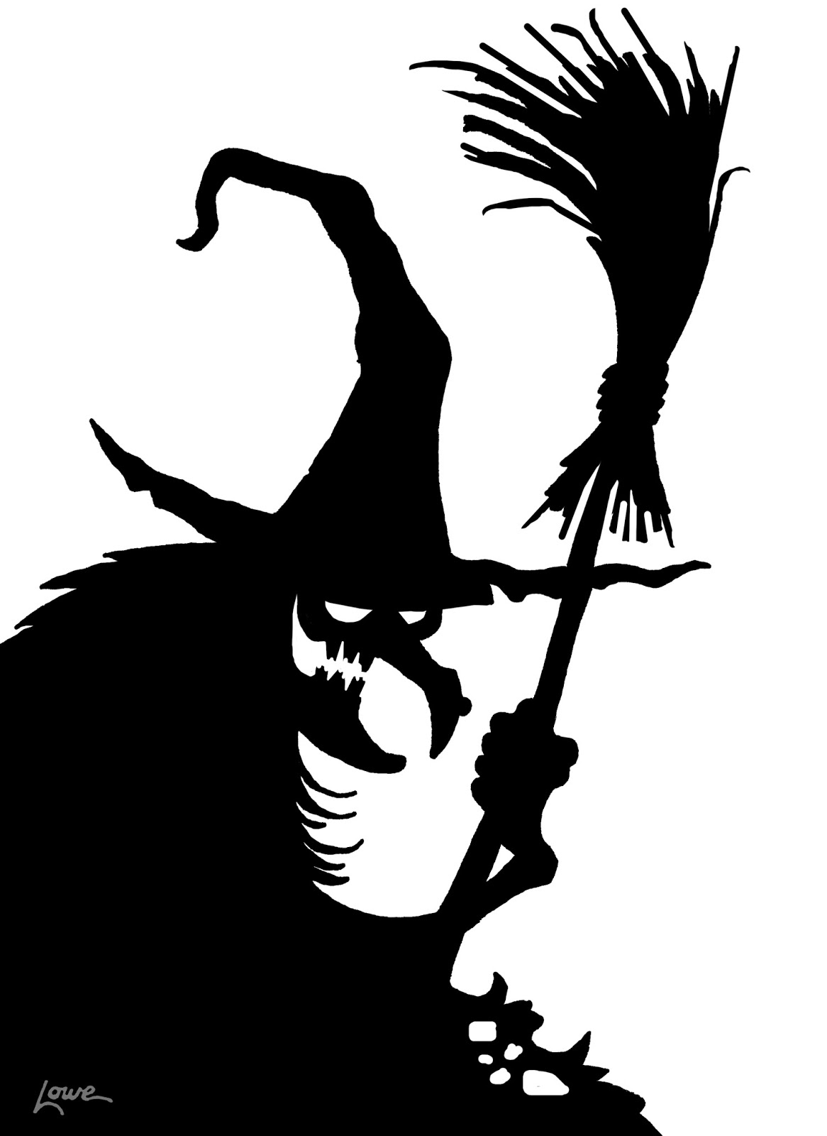 Free Printable Halloween Silhouette Templates