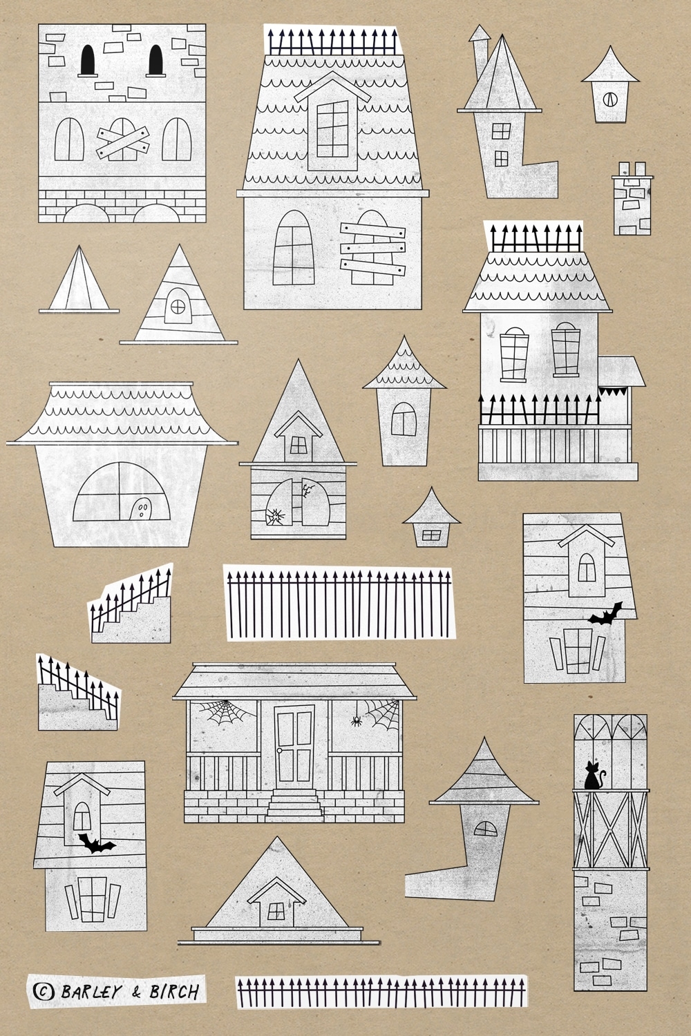 Design Your Own Epic DIY Paper Haunted Houses 