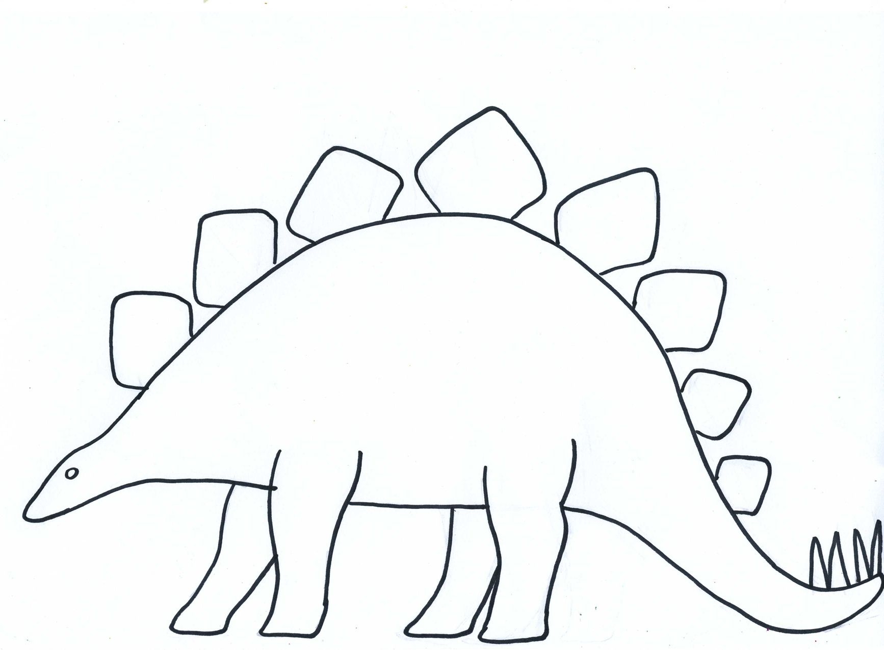 Free Printable Dinosaur Template Pdf