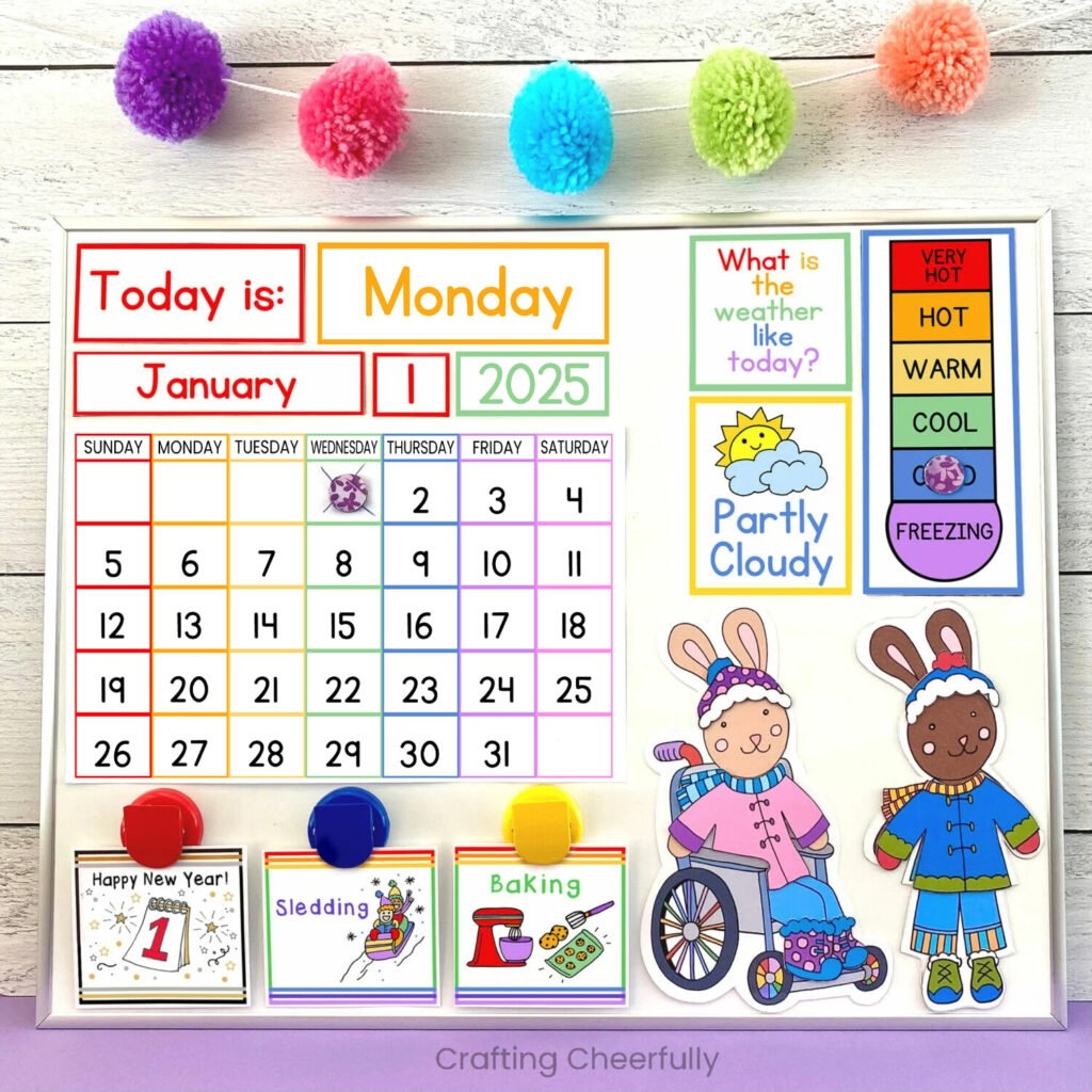 Free Printable Prek Blank Calendar