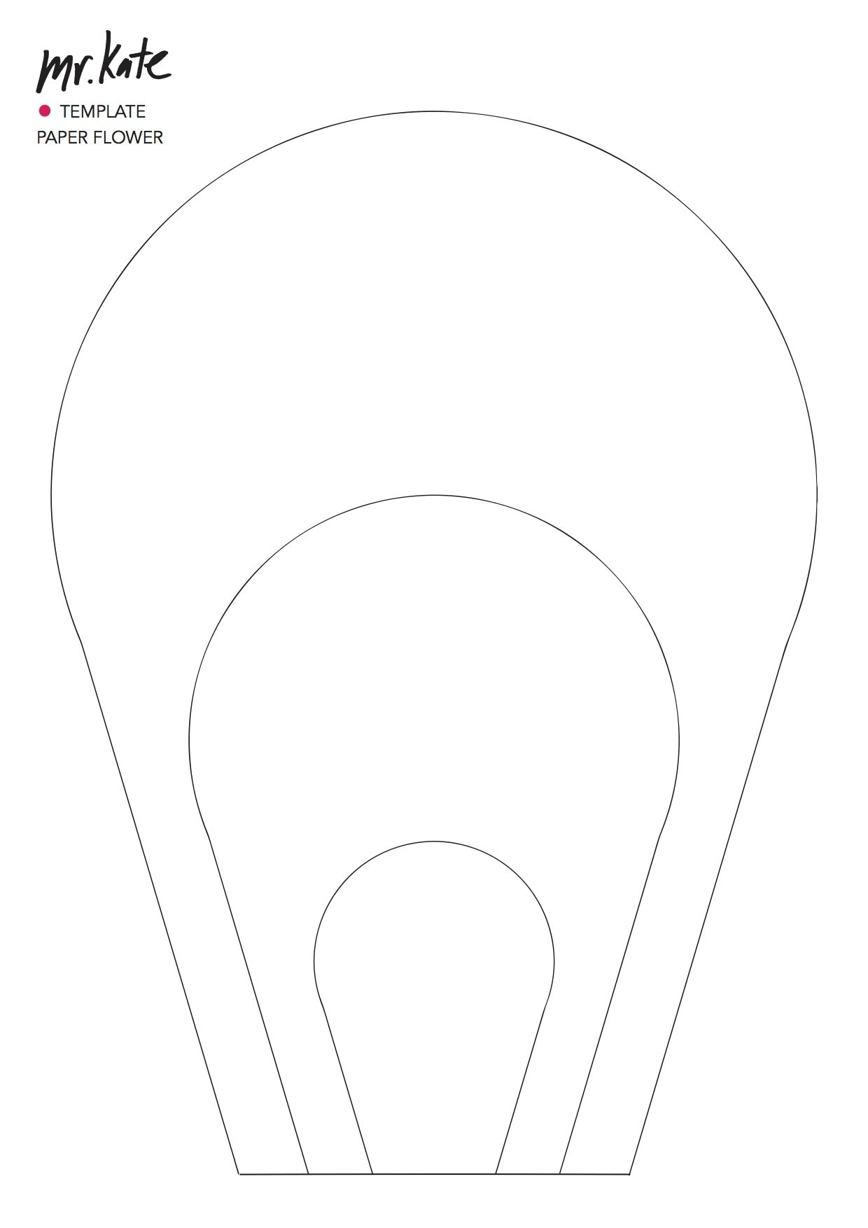 Paper Flower Templates Printable Free