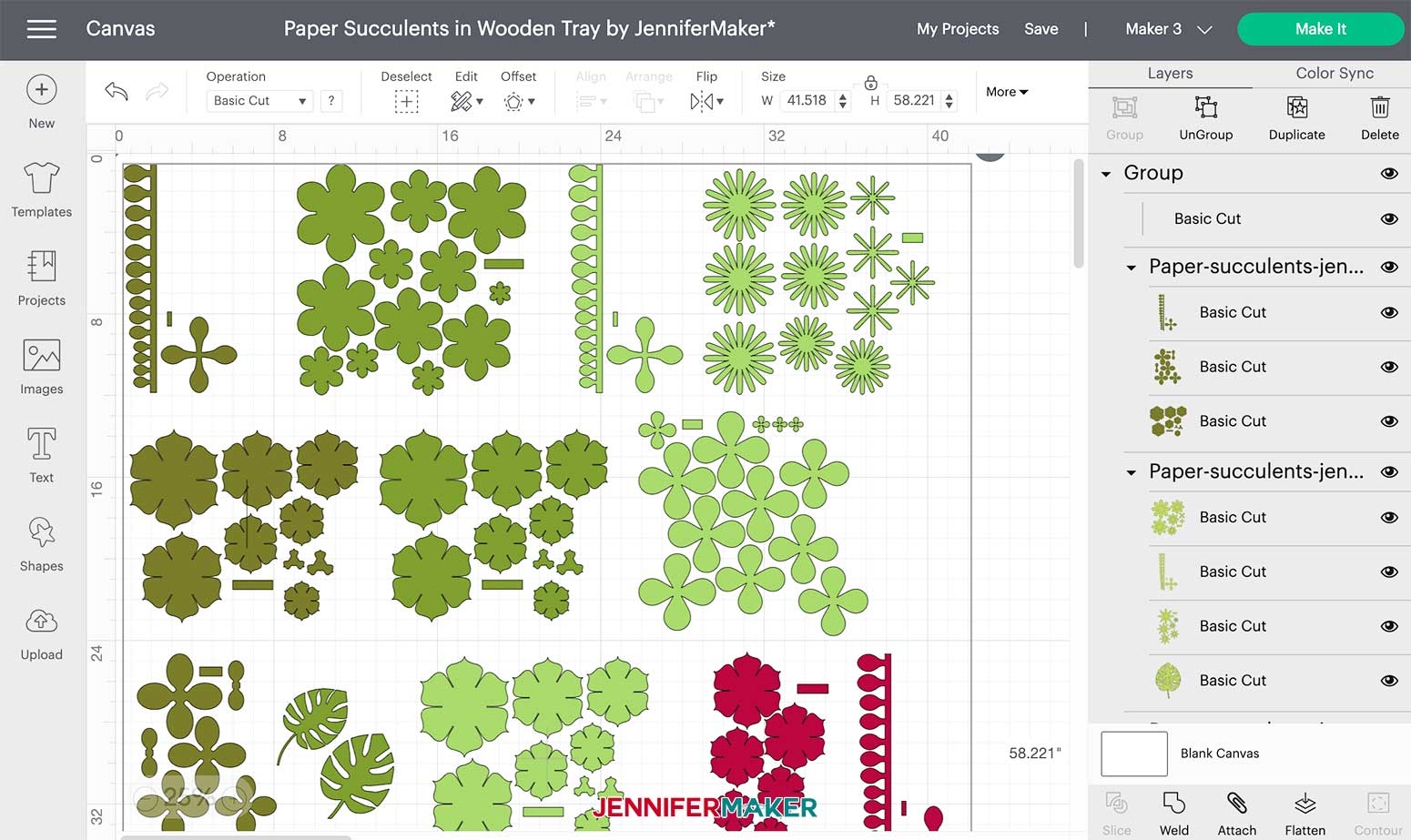 DIY Paper Succulents 18 Free Templates Display Idea Jennifer Maker