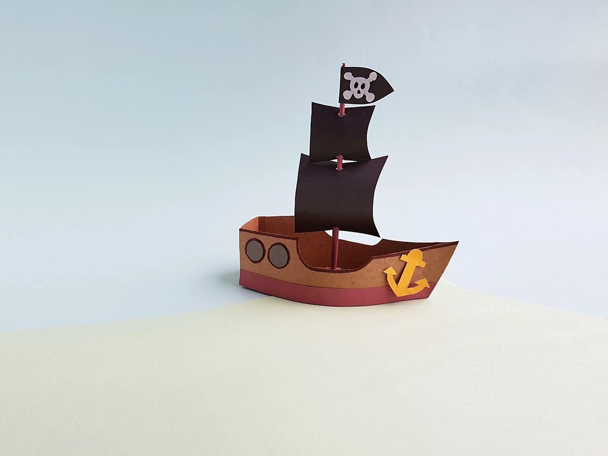 Free Printable Pirate Ship Template