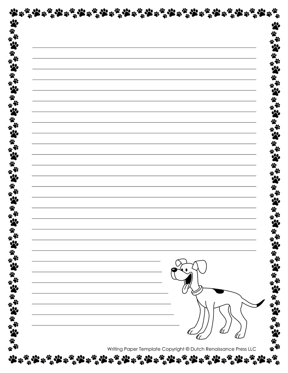 Free Printable Animal Templates Puppy