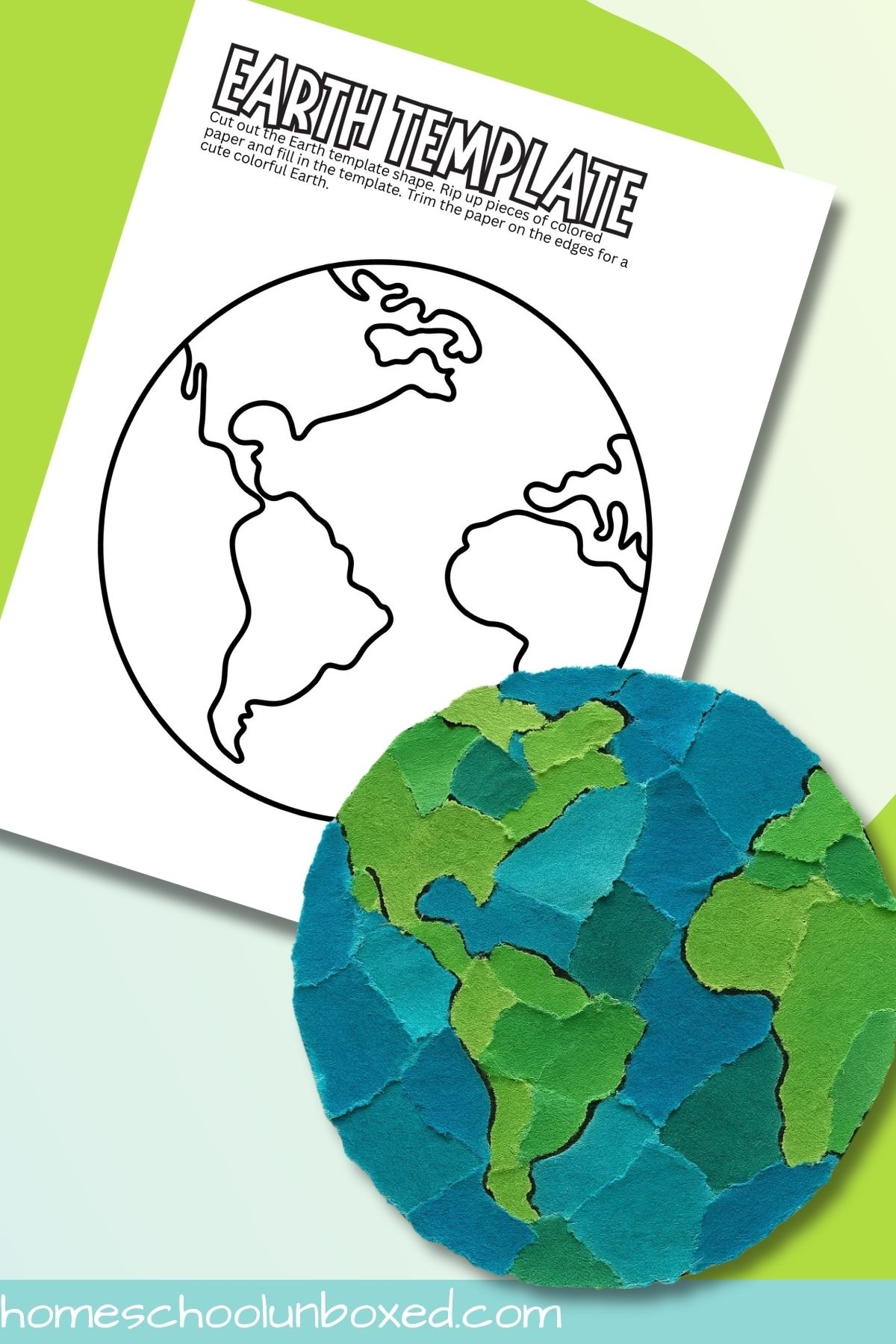 Free Printable Earth Template