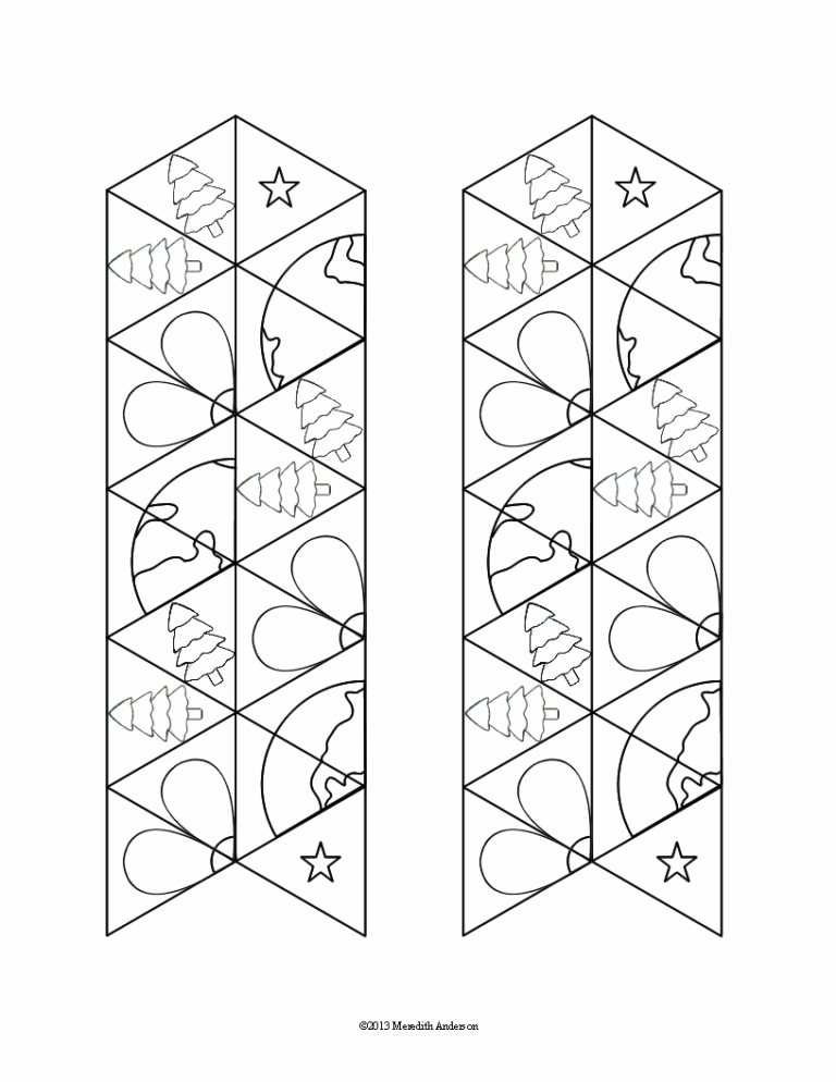 Earth Tri hexaflexagons Momgineer