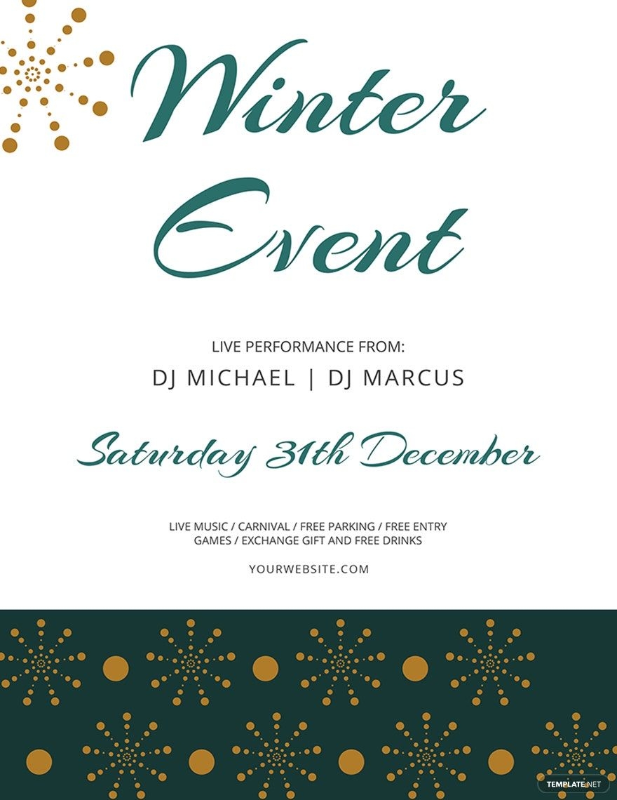 Free Printable Event Flyer Templates Word