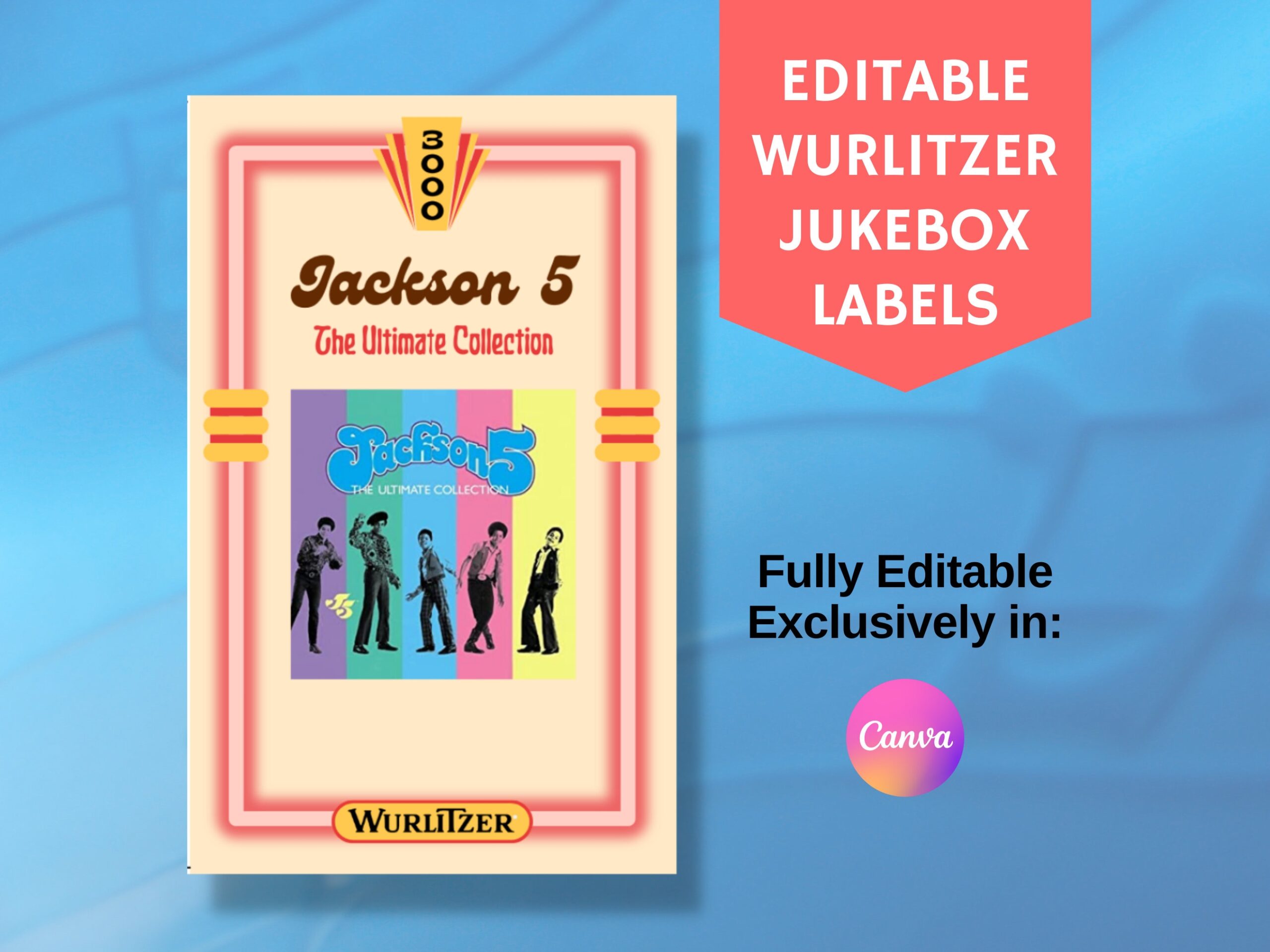 Free Printable Jukebox Label Template