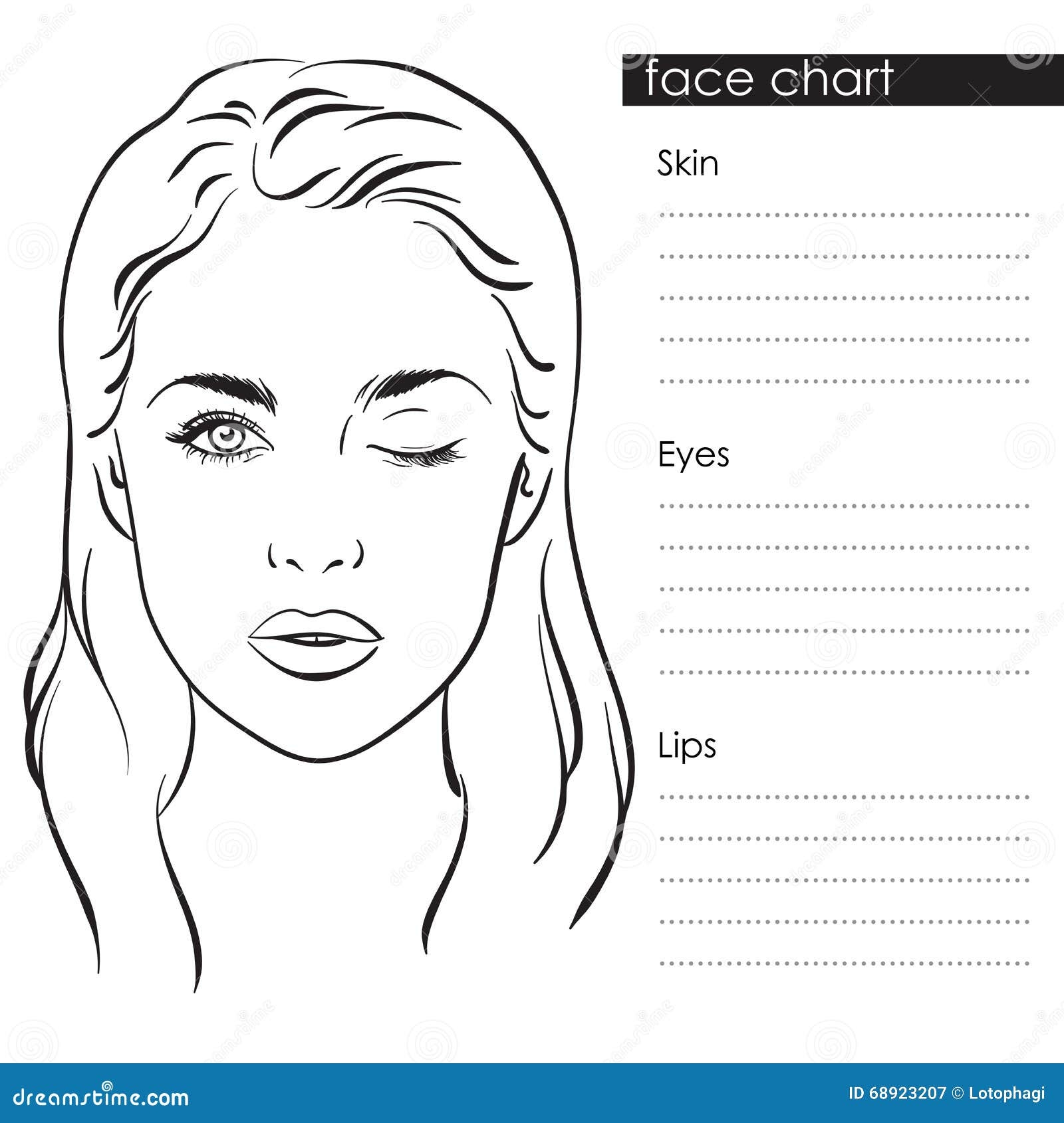Face Chart Template Stock Illustrations 2 175 Face Chart Template Stock Illustrations Vectors U0026 Clipart Dreamstime